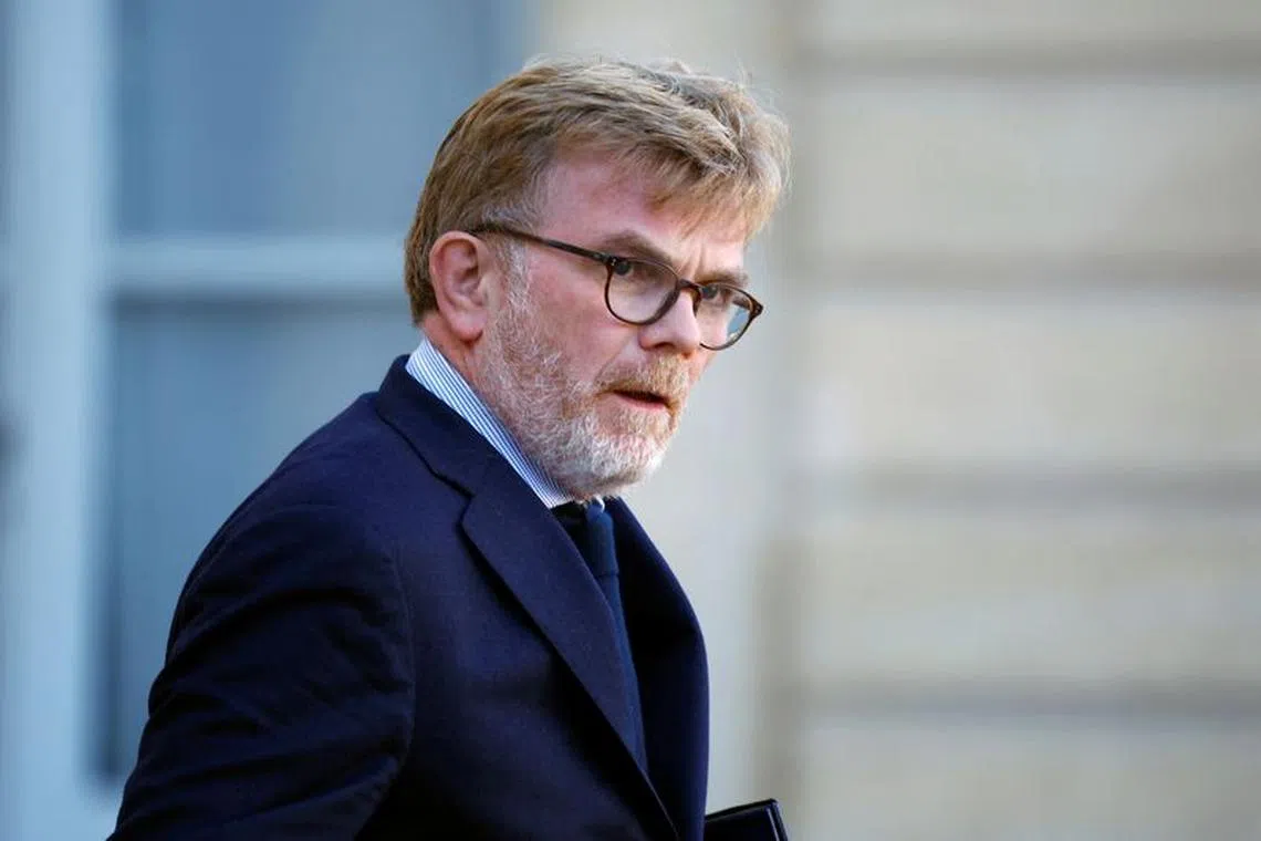 FILE PHOTO: French Agriculture and Food Safety Minister Marc Fesneau leaves following the weekly cabinet meeting at the Elysee Palace in Paris, France, November 22, 2023. REUTERS/Sarah Meyssonnier