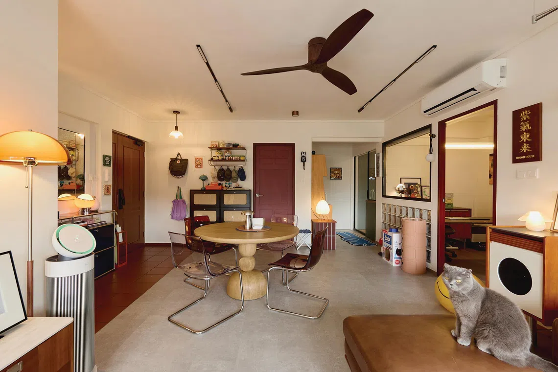 straitstimes.com - Colour-loving millennials' retro HDB flat in Bedok Reservoir Road