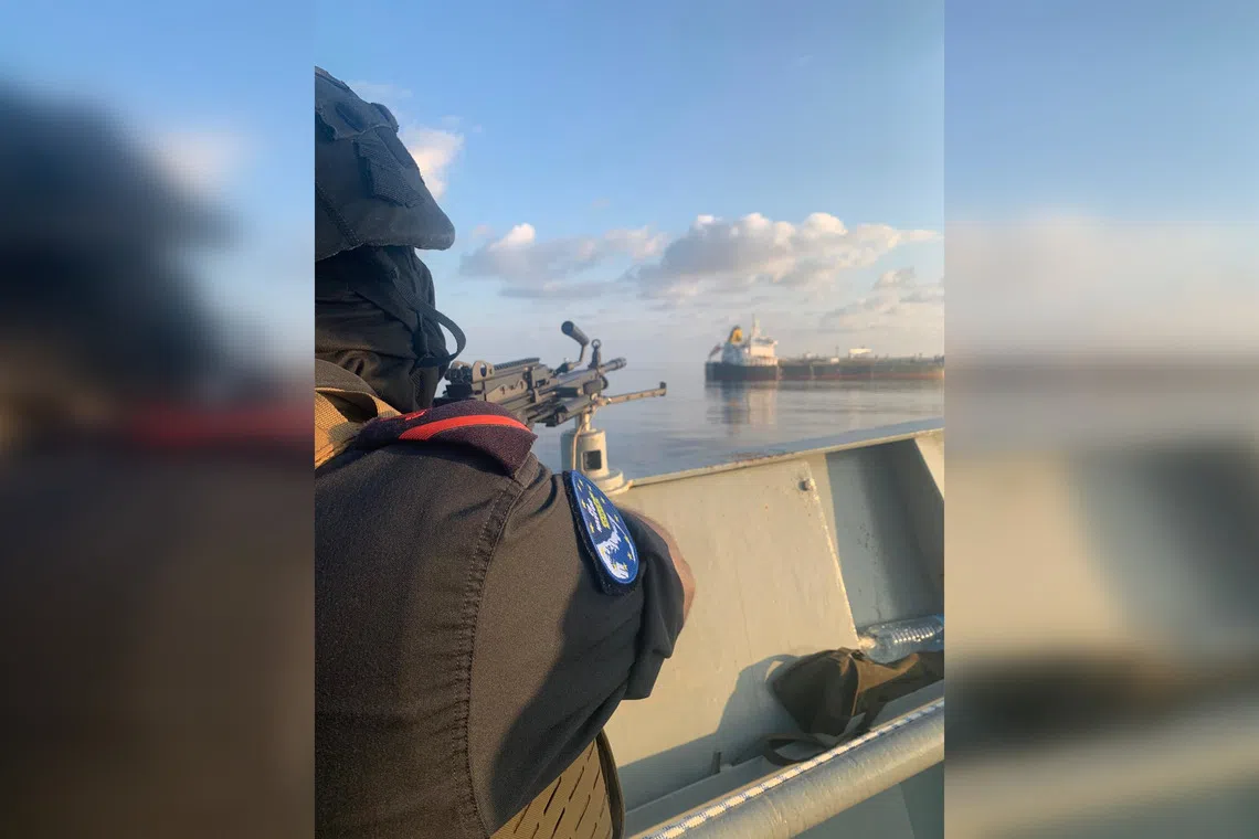 EU warship secures tanker crew following Somali pirate attack