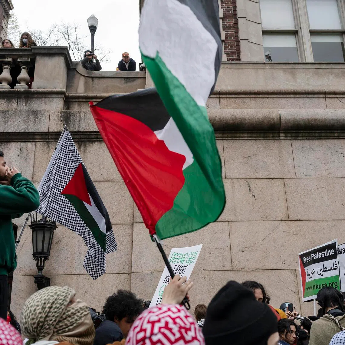 The lawsuit said the university failed to protect its Palestinian members from harassment.