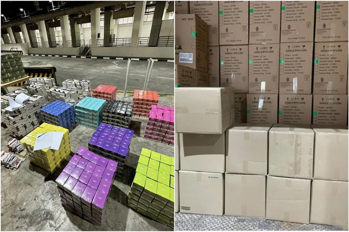 Checks detected anomalies in the cargo of a Malaysia-registered lorry that was attempting to enter Singapore via the Woodlands Checkpoint. 