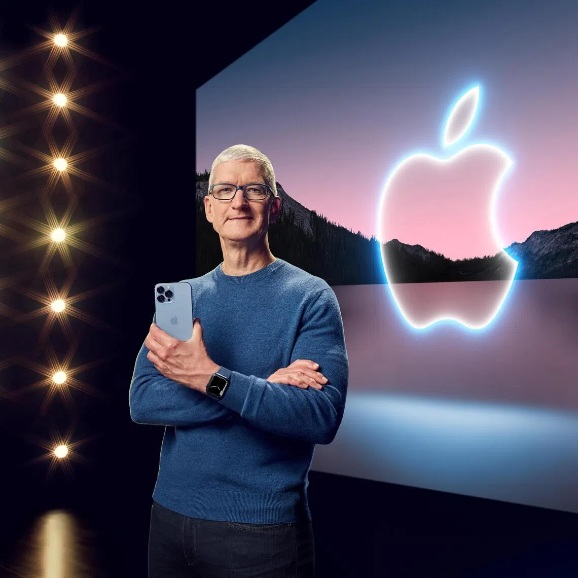 Mr Tim Cook became CEO in 2011 after Silicon Valley legend Steve Jobs resigned. 