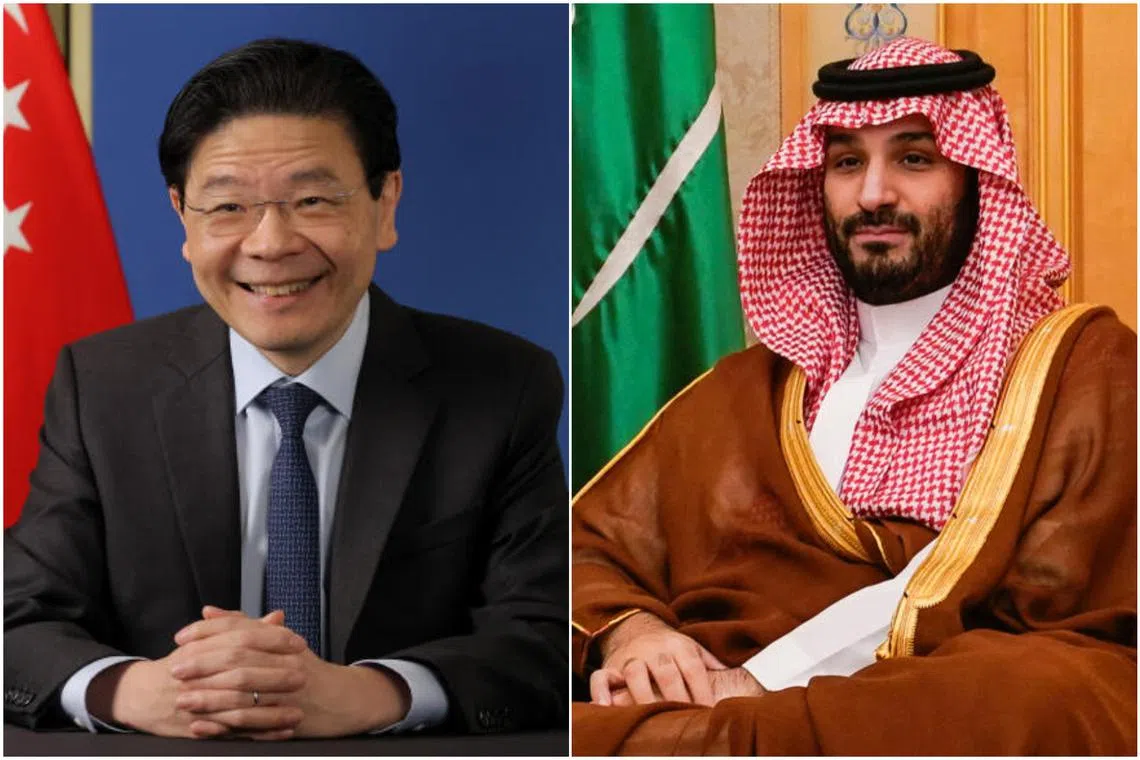PM Lawrence Wong and Saudi Crown Prince Mohammed bin Salman will meet regularly to boost ties between the two countries.