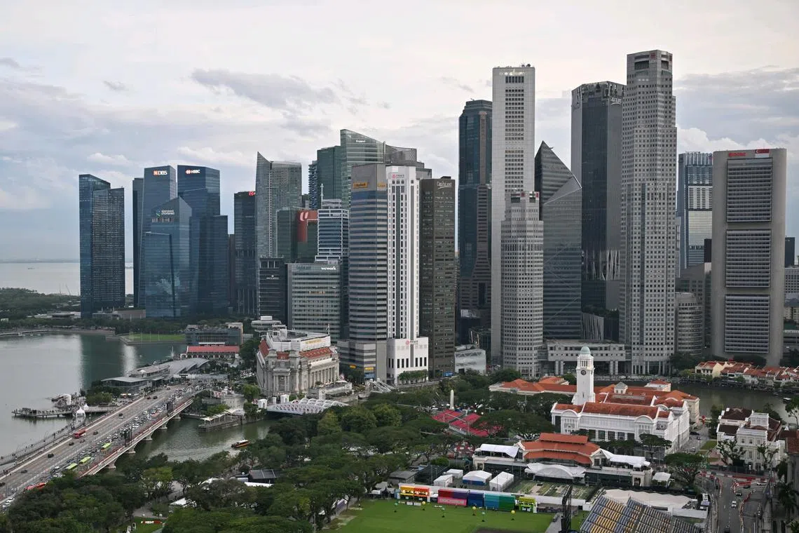 Generic of the central business district CBD skyline on Sept 17, 2024.