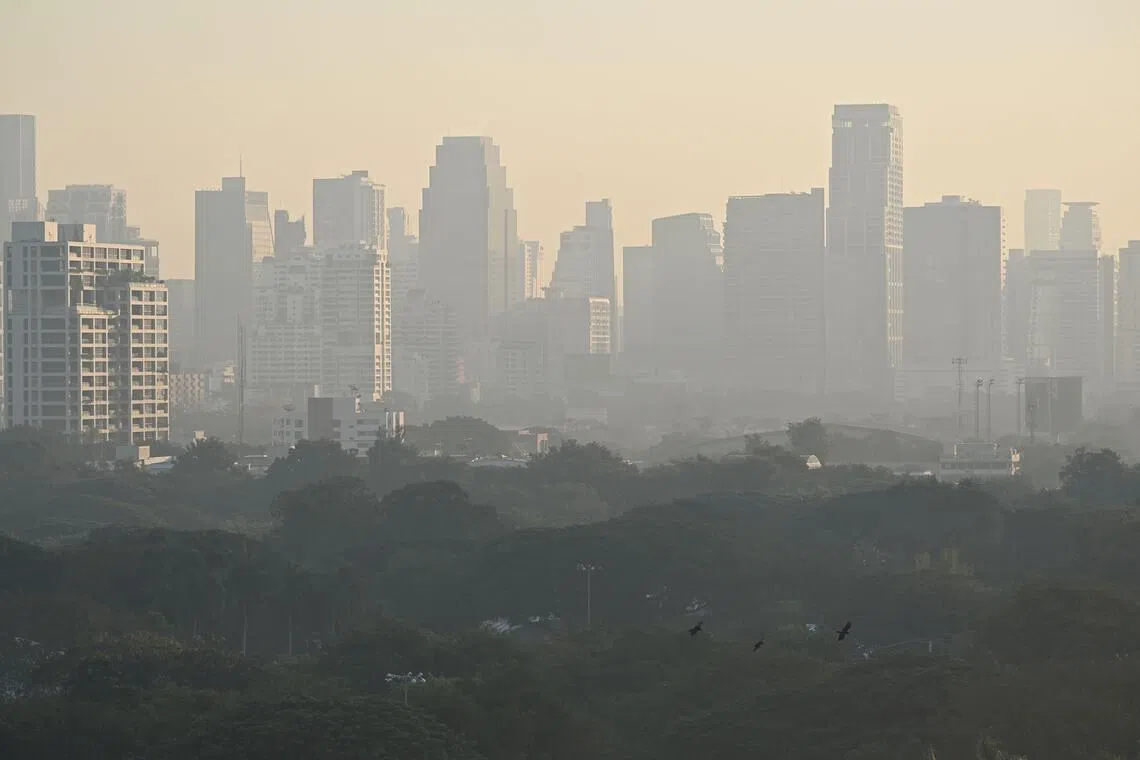 Mask up: PM2.5 pollution blankets Bangkok, with Sathorn district severely affected
