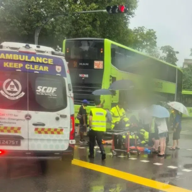 The 77-year-old man was conscious when taken to Ng Teng Fong General Hospital.