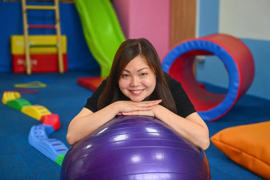 ST20250710_202521800268 Azmi Athni ramoney//

Ms Janice Tay, founder and clinical director Bridging the Gap at City Square Mall, a business serving children with special needs, on July 10, 2025.


