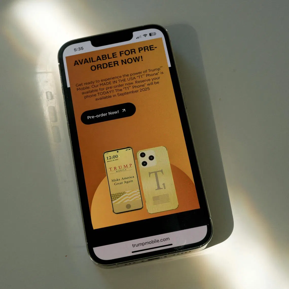 Trump Mobile is the latest in a string of family deals that were inked after Mr Trump won his second term.