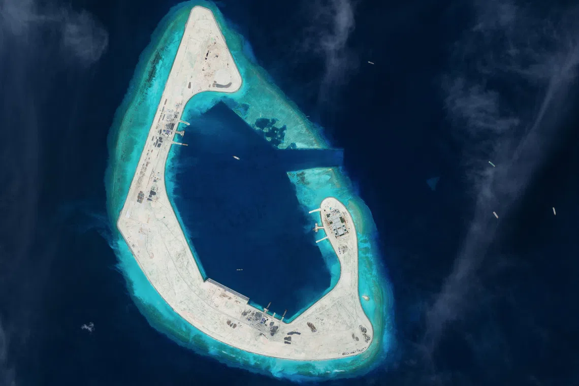 Chinese work gathering pace on Antelope Reef in South China Sea, latest satellite images show