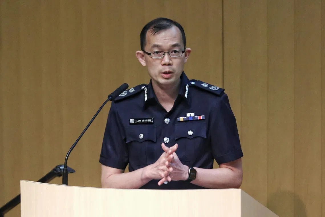 Deputy Commissioner of Police Lian Ghim Hua said shop theft cases rose by 12 per cent from the first half of 2021 to the same period in 2022.