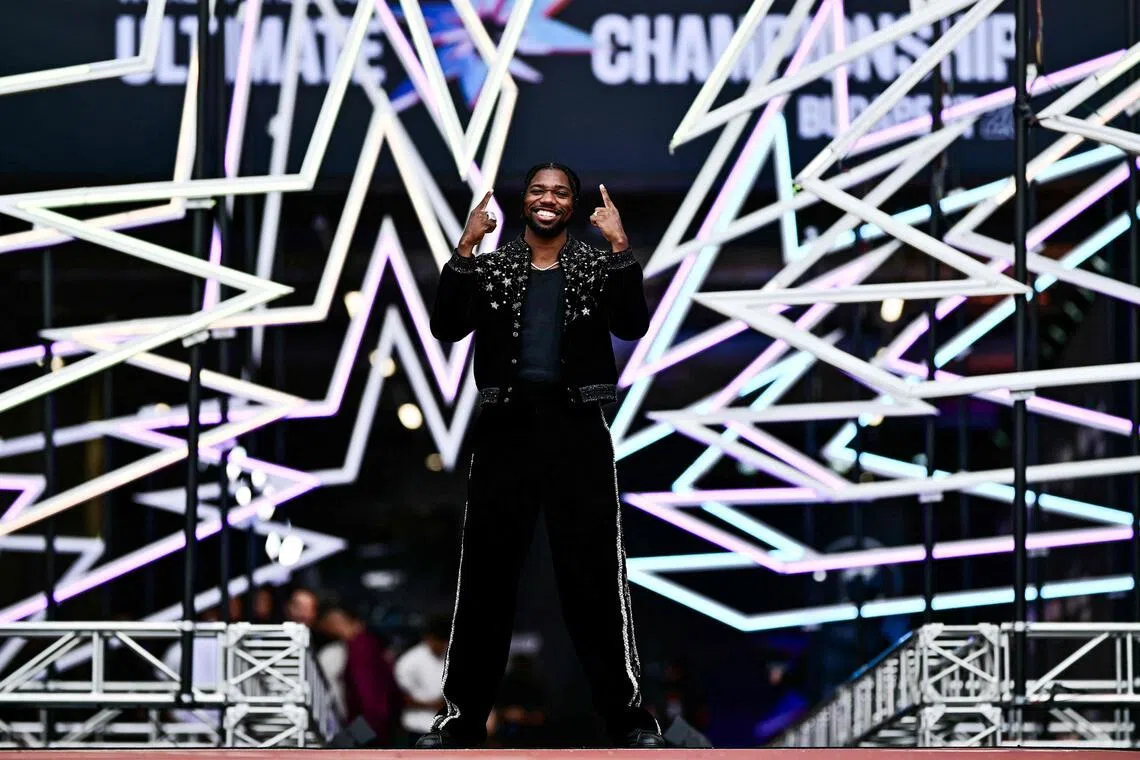 US sprint star Noah Lyles was one of the big names at the championship, created in a television-friendly format designed to keep fans engaged.