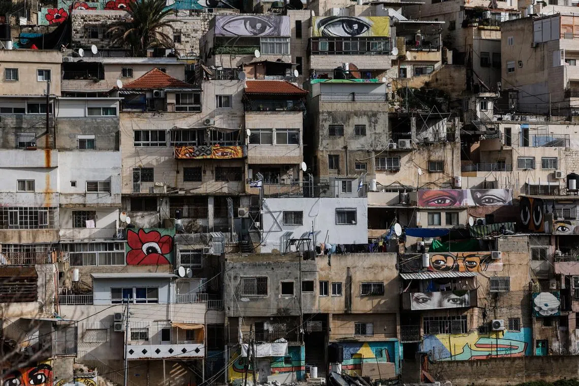 Residential buildings in the Silwan neighbourhood of East Jerusalem, January 21, 2026. REUTERS/Ammar Awad