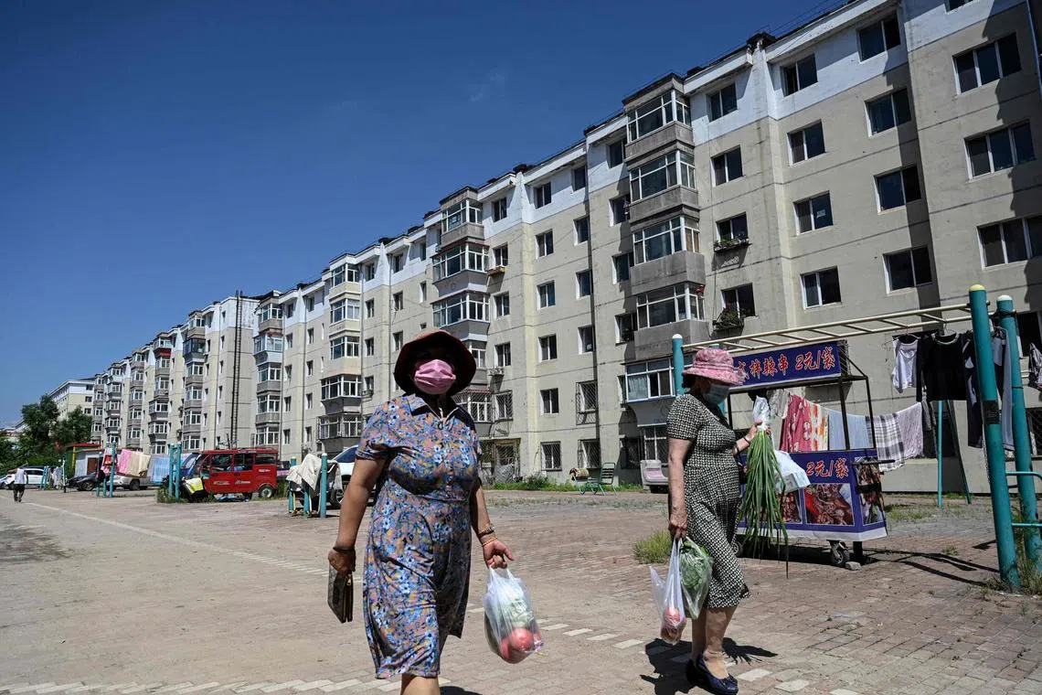 China’s economic recovery is being weighed down by a worsening property slump, with latest data likely to show little sign of a rebound in growth.