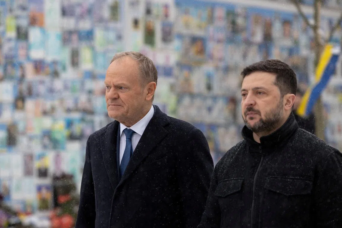 Poland's Tusk seeks calm and dialogue with Ukraine in row ov