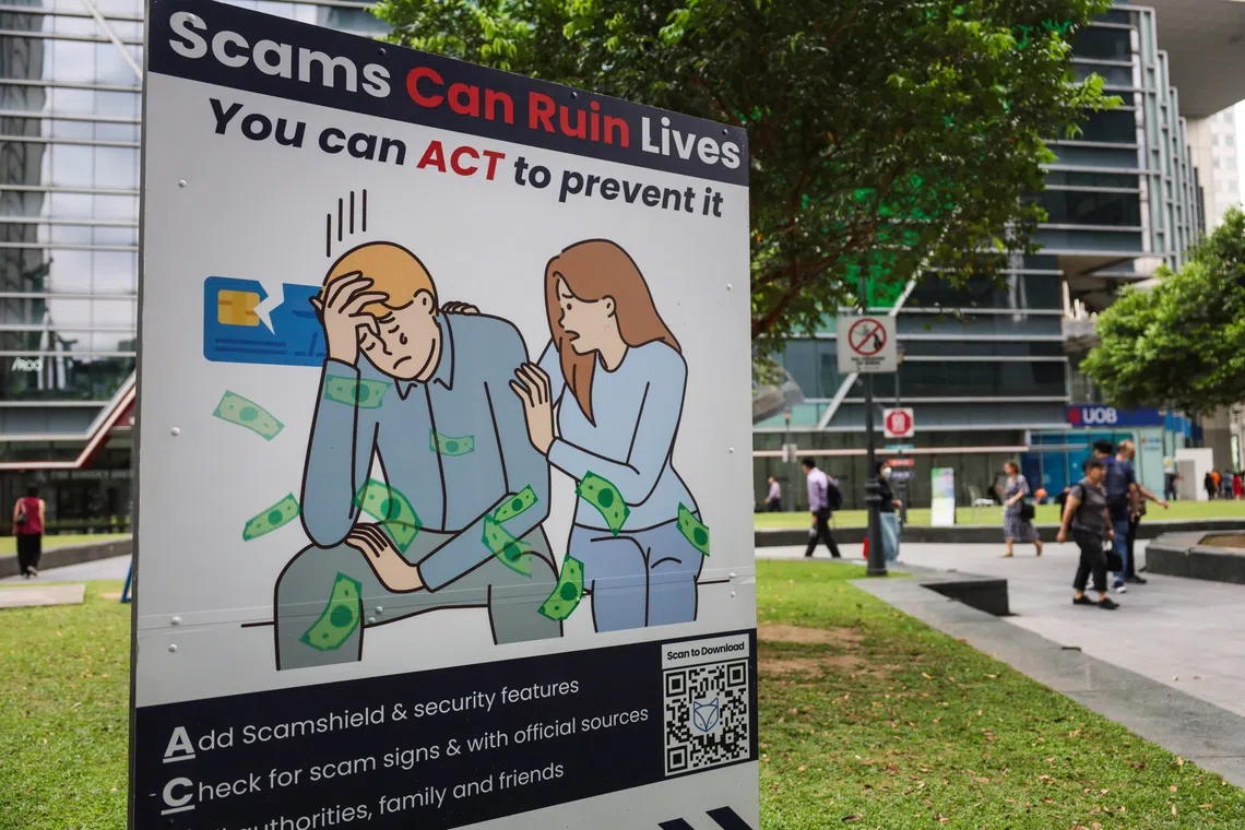 The Scams (Countermeasures) and Other Matters Bill was read for the first time in Parliament on Aug 4.