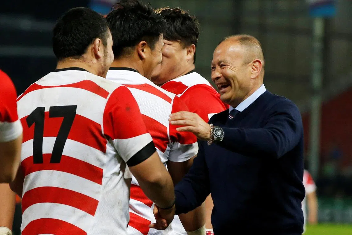 Eddie Jones will officially take charge of Japan on Jan 1, 2024.