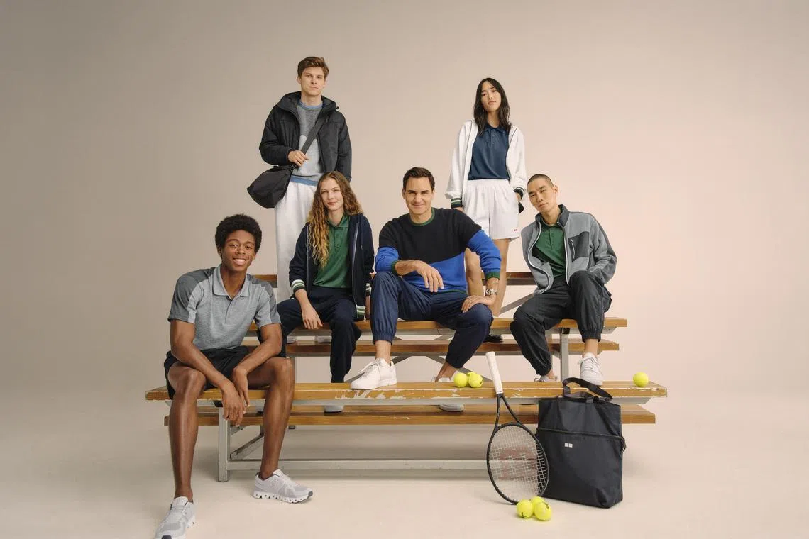 Roger Federer and Jonathan Anderson have teamed up with Uniqlo to create a sports-inspired fashion collection.