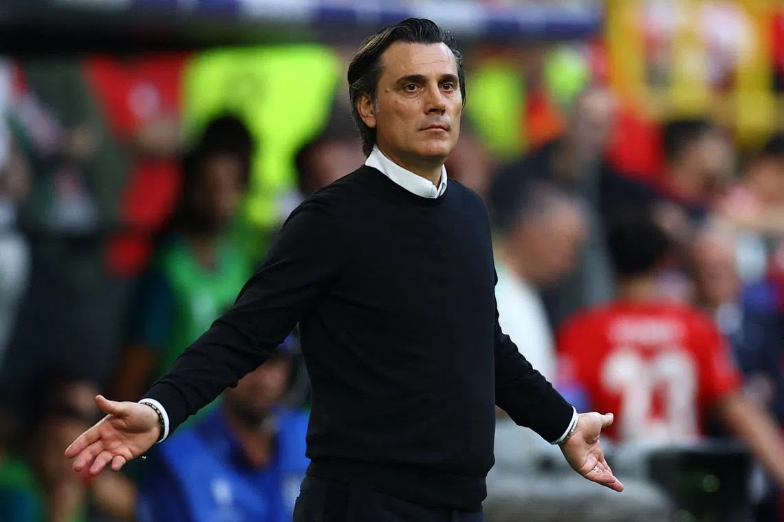 FILE PHOTO: Soccer Football - Euro 2024 - Group F - Turkey v Portugal - Dortmund BVB Stadion, Dortmund, Germany - June 22, 2024 Turkey coach Vincenzo Montella REUTERS/Kacper Pempel