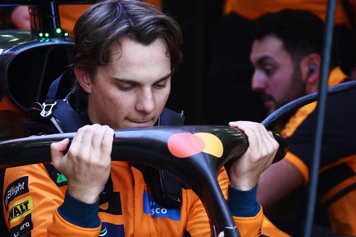 Formula One F1 - Pre Season Testing - Bahrain International Circuit, Sakhir, Bahrain - February 11, 2026 McLaren's Oscar Piastri during the pre-season testing REUTERS/Jakub Porzycki