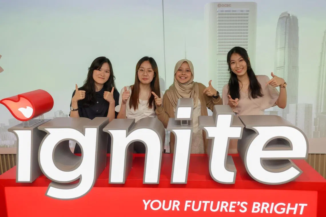 CMG20240612-ChuaKT01 蔡家增/林美玲 Launch of OCBC’s accelerated banking career programme for poly students [65 Chulia Street, OCBC Centre, Level 50] Profile of Polytechnic students interested to take up the ignite programme run by OCBC bank.