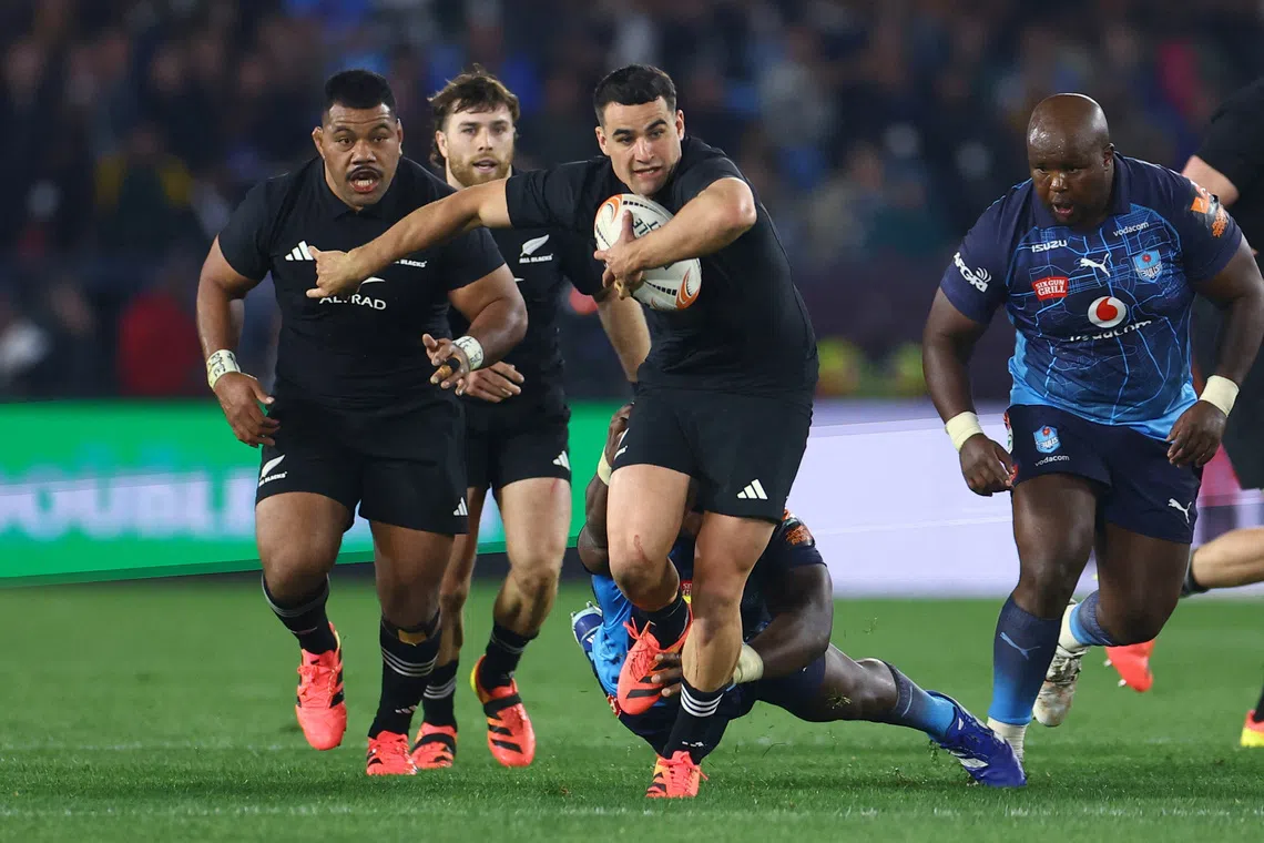 New Zealand were in complete control in a 50-19 win over the Bulls in Pretoria on Aug 15, 2026, in what was expected to be their toughest outing ahead of the four-Test Series against the Springboks.