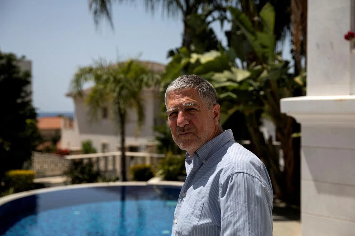 FILE PHOTO: Intellexa Co-CEO Tal Dilian poses for a picture at his house in Limassol, Cyprus, April 22, 2020. Picture taken April 22, 2020./File Photo