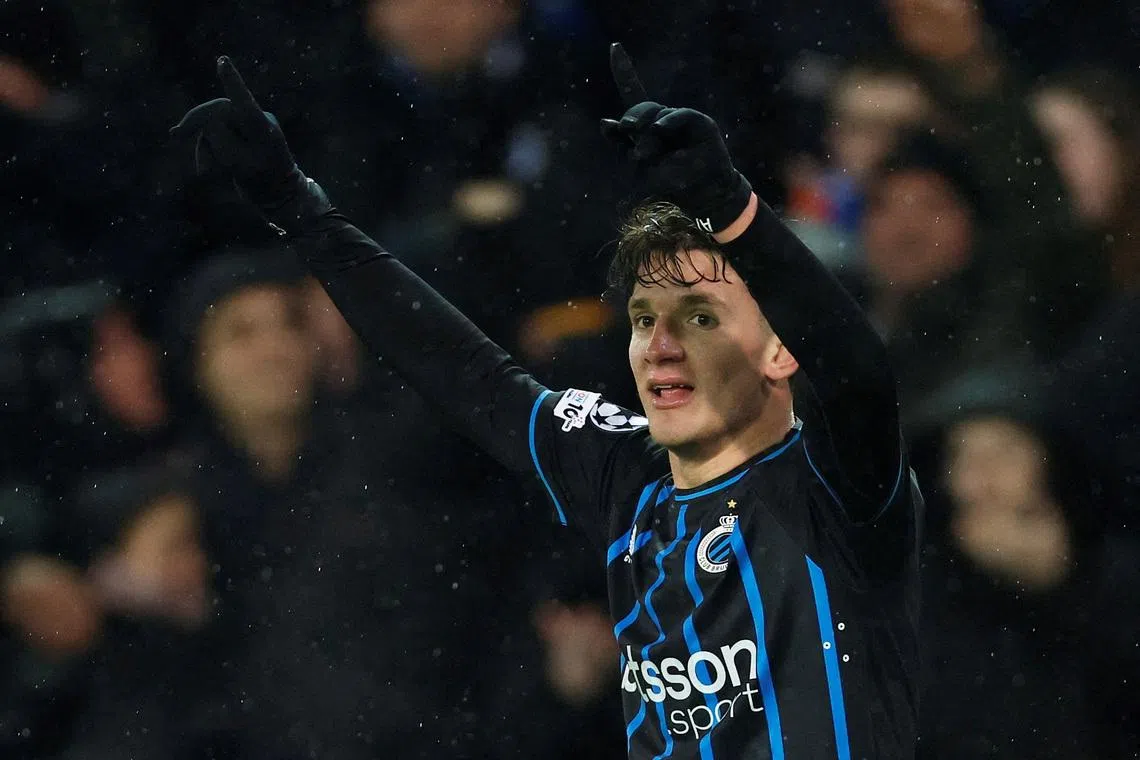 Christos Tzolis arrives after an impressive two-year spell with Club Brugge.
