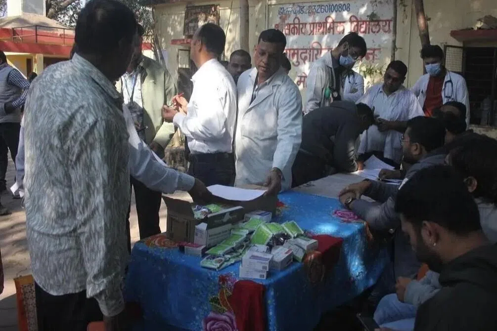 Teams of doctors were deployed to administer door-to-door screening services. 