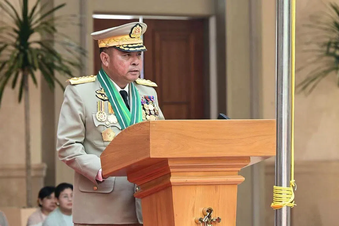 General Ye Win Oo led the contingent of troops that arrested Nobel Peace Prize winner and the country’s then leader Aung San Suu Kyi in 2021.