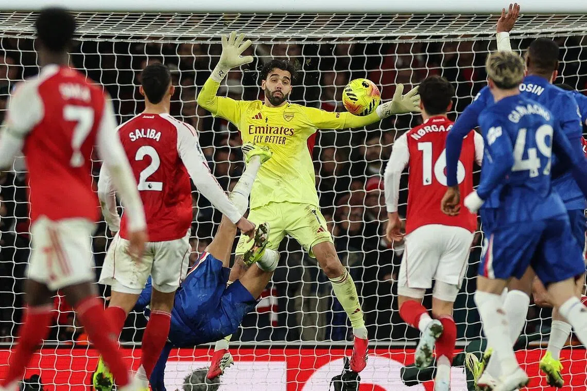 Arsenal goalkeeper David Raya has kept 19 clean sheets this Premier League season.