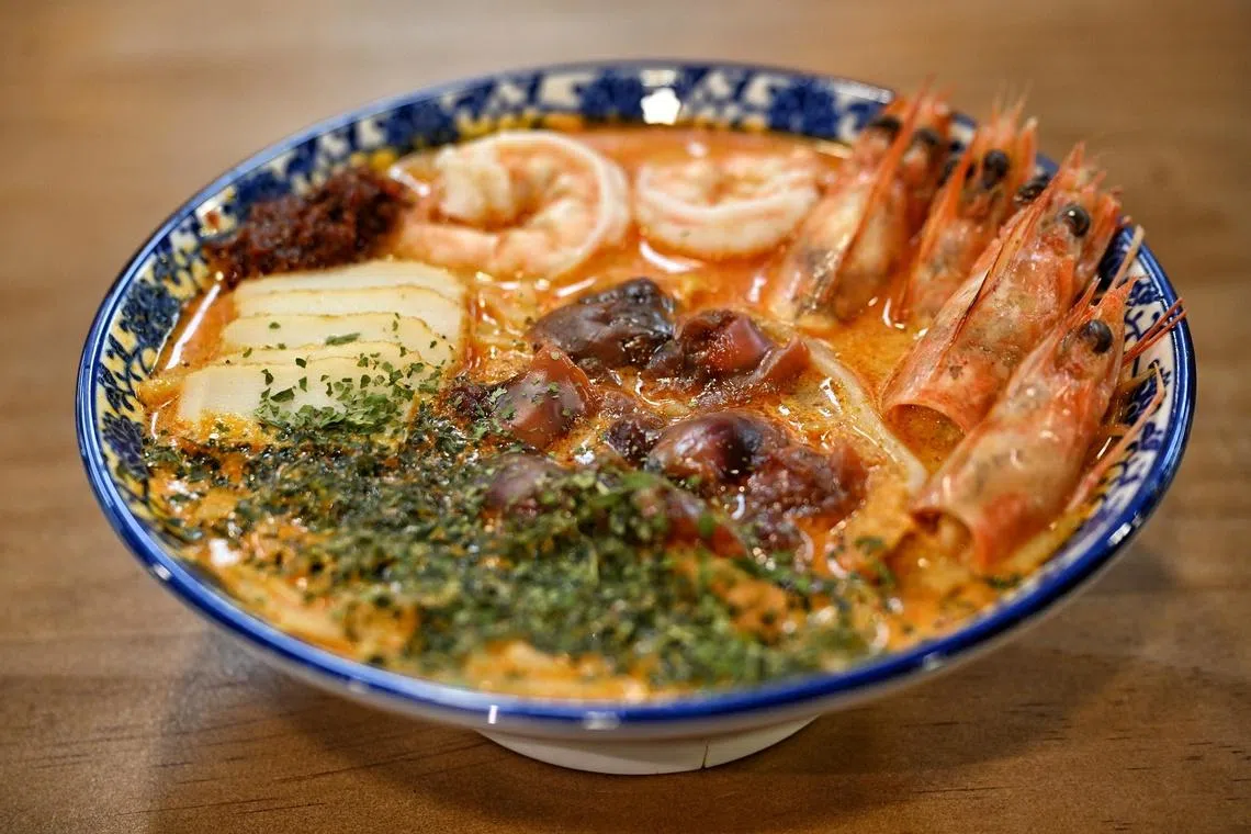 A bowl of laksa from King of Laksa on July 28.