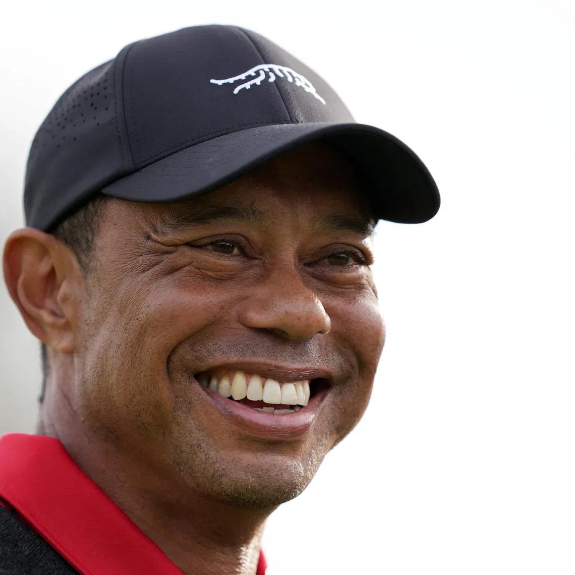 LA JOLLA, CALIFORNIA - FEBRUARY 16: Tiger Woods looks on during the trophy ceremony after the final round of The Genesis Invitational 2025 at Torrey Pines Golf Course on February 16, 2025 in La Jolla, California.   Michael Owens/Getty Images/AFP (Photo by Michael Owens / GETTY IMAGES NORTH AMERICA / Getty Images via AFP)