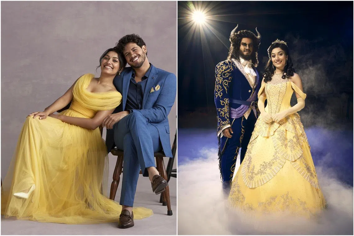 The reimagined musical, Disney’s Beauty And The Beast, stars Australian actors Shubshri Kandiah as Belle and Brendan Xavier as the Beast. 