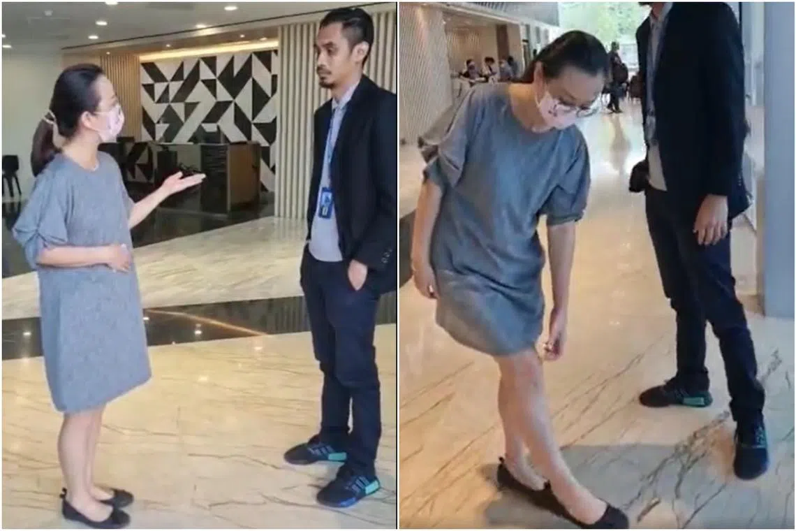 Ms Khor maintained that there was nothing sexy about her outfit, which was officewear.