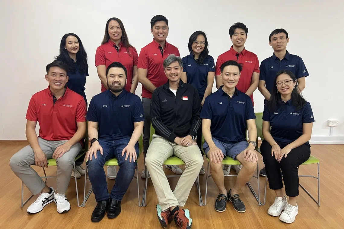 Fencing Singapore president David Chen (front row, middle) has built a diverse executive committee to lead the sport over the next four years.