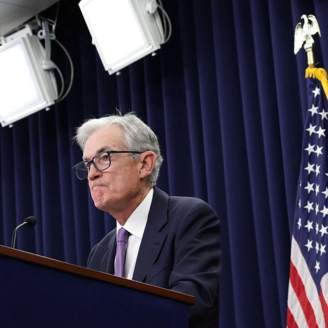 Federal Reserve Chair Jerome Powell has likened the situation to “driving in the fog” and flagged that policymakers are likely to “slow down” in response.