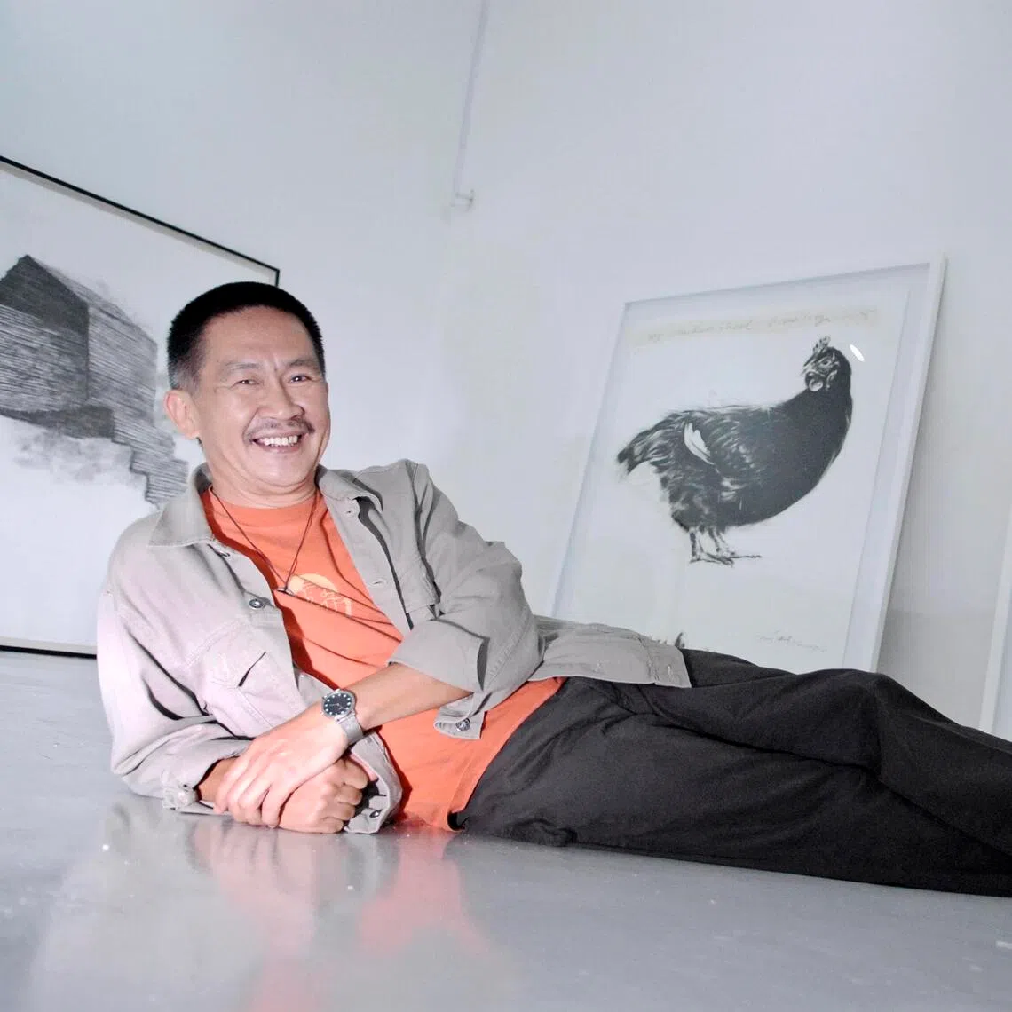 Valentine Willie at the gallery he opened at Tanjong Pagar Distripark in 2008.