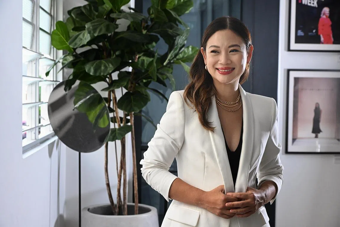 Profile  picture taken on 2 August 2023 of Ms Tjin Lee, whose company Mercury Integrated was acquired by Gusto Collective. Story for Company Watch.
