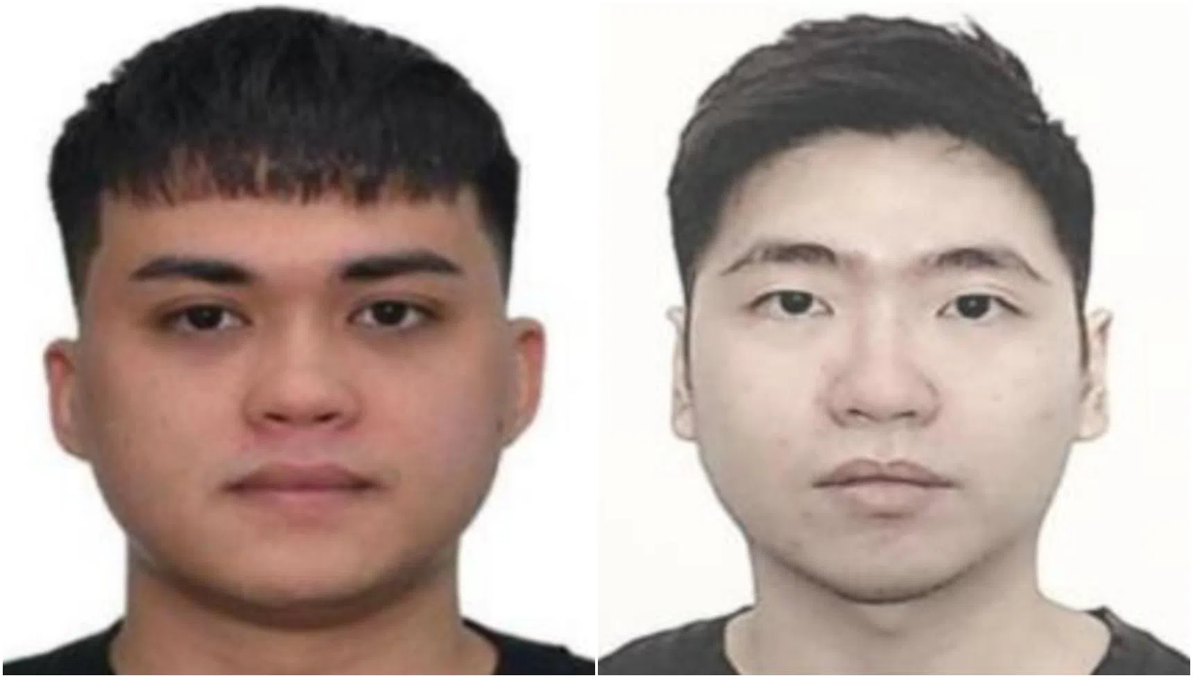 Jonathan Boneta (left) and Lee Ding Hao.