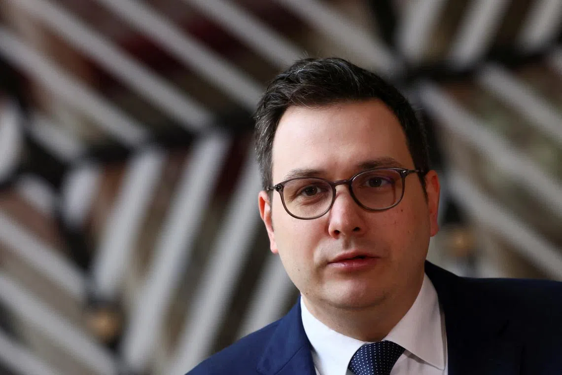 FILE PHOTO: Czech Foreign Minister Jan Lipavsky attends a European Union Foreign Ministers' council, in Brussels, Belgium May 22, 2023. REUTERS/Yves Herman/File Photo
