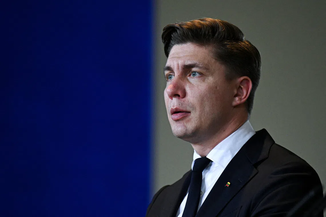 Lithuanian Prime Minister Mindaugas Sinkevicius said he proposed turning the US military base into a permanent presence.
