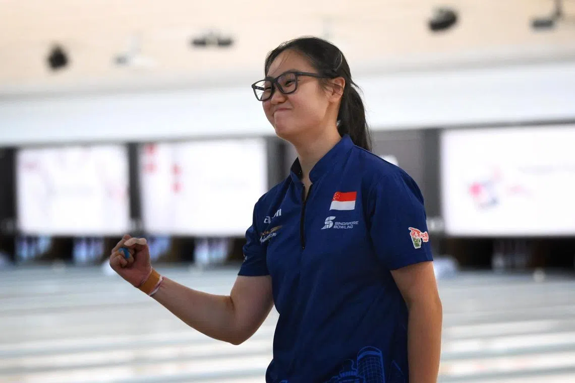 Singapore bowler Colleen Pee, 19, clinched her first international title on home soil.