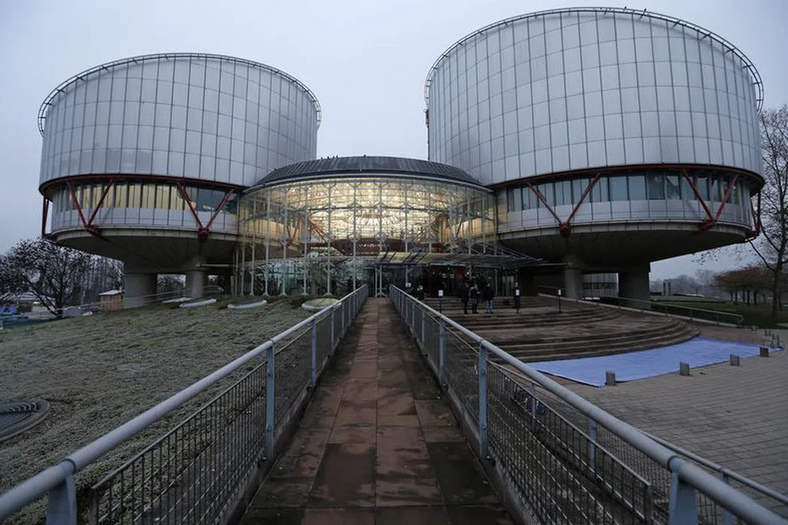 FILE PHOTO: General view of the European Court of Human Rights building in Strasbourg, December 3, 2013. REUTERS/Vincent Kessler/File Photo
