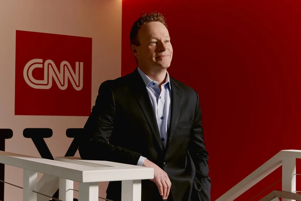 CNN's ratings had been sagging under outgoing chief executive Chris Licht's leadership.