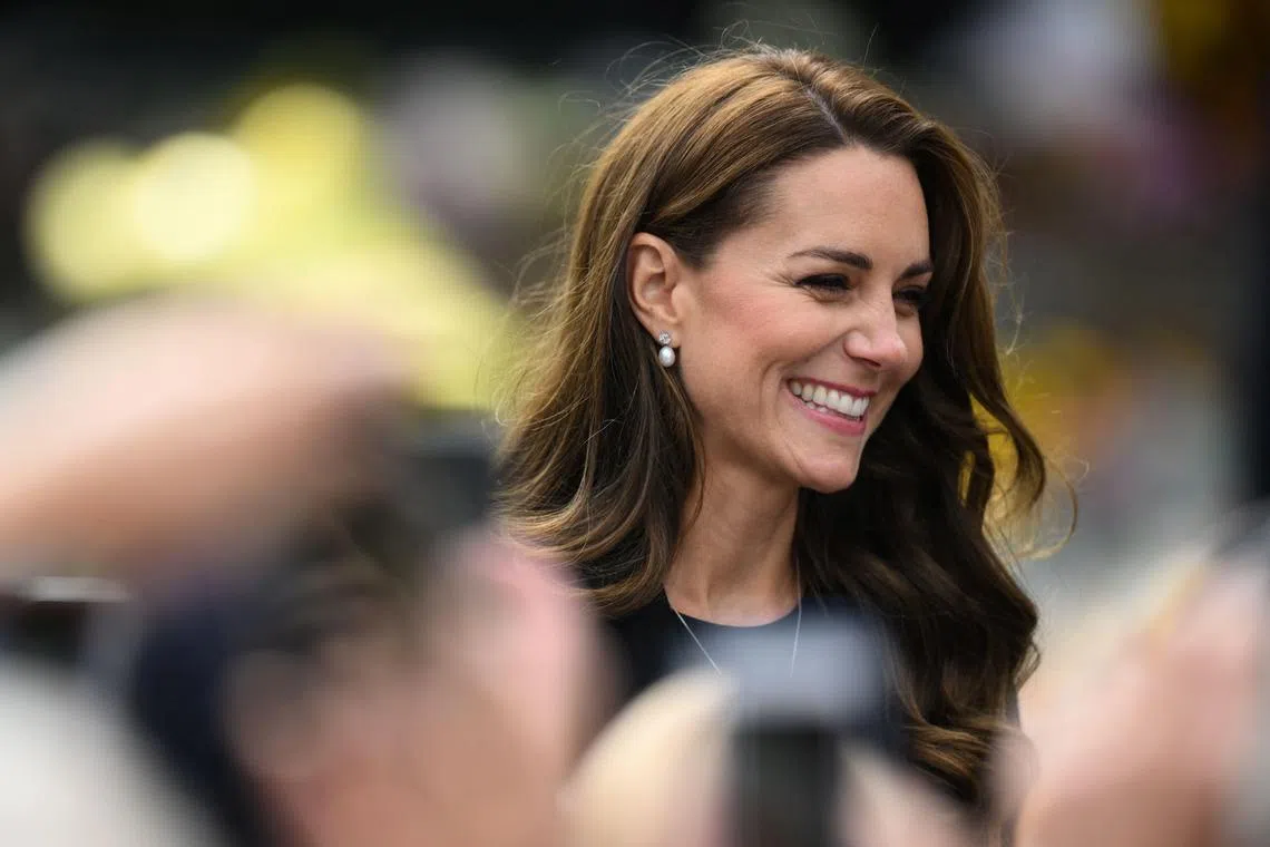 The British Army said Catherine, Princess of Wales, will review soldiers on June 8 as part of Britain's annual Trooping the Colour ceremony.