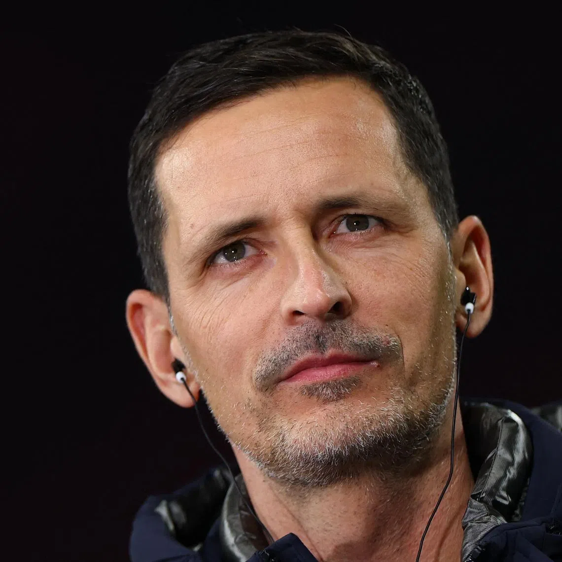 FILE PHOTO: Soccer Football - Bundesliga - RB Leipzig v Eintracht Frankfurt - Red Bull Arena, Leipzig, Germany - December 6, 2025 Eintracht Frankfurt coach Dino Toppmoller inside the stadium before the match REUTERS/Lisi Niesner/ File Photo