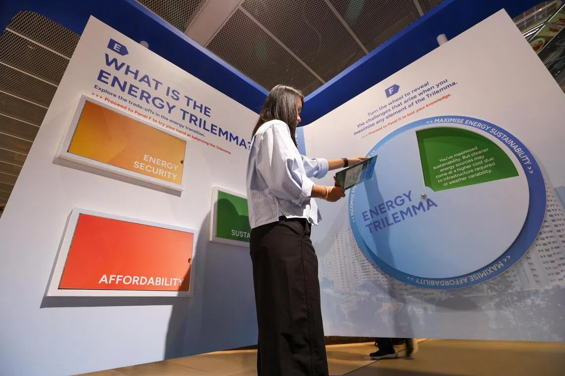 Participants can learn insights into Singapore’s energy sources at the Energy Market Authority interactive pop-up event at Funan Mall.