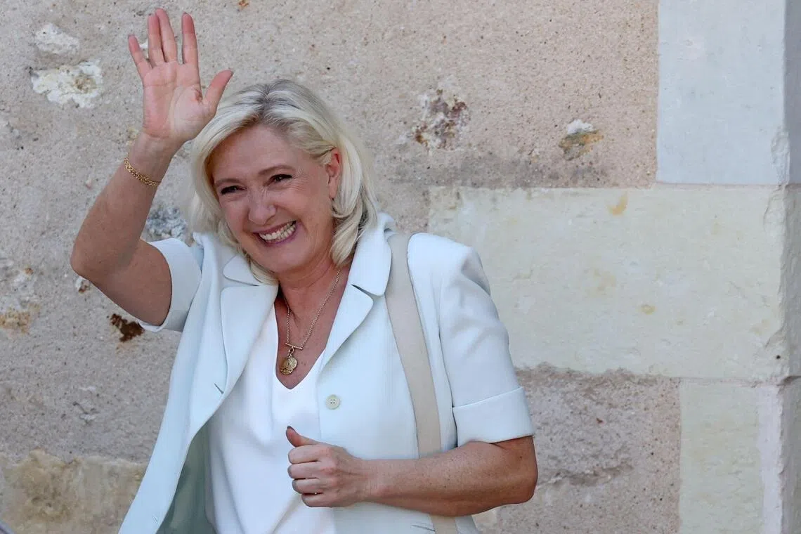 Marine Le Pen said she is appealing to the country’s top court and has calculated that she will be in a position to be elected president. 