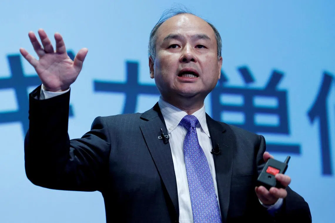 New start-up bets by Masayoshi Son's SoftBank Group hit a record low last quarter as valuations continued to slide.