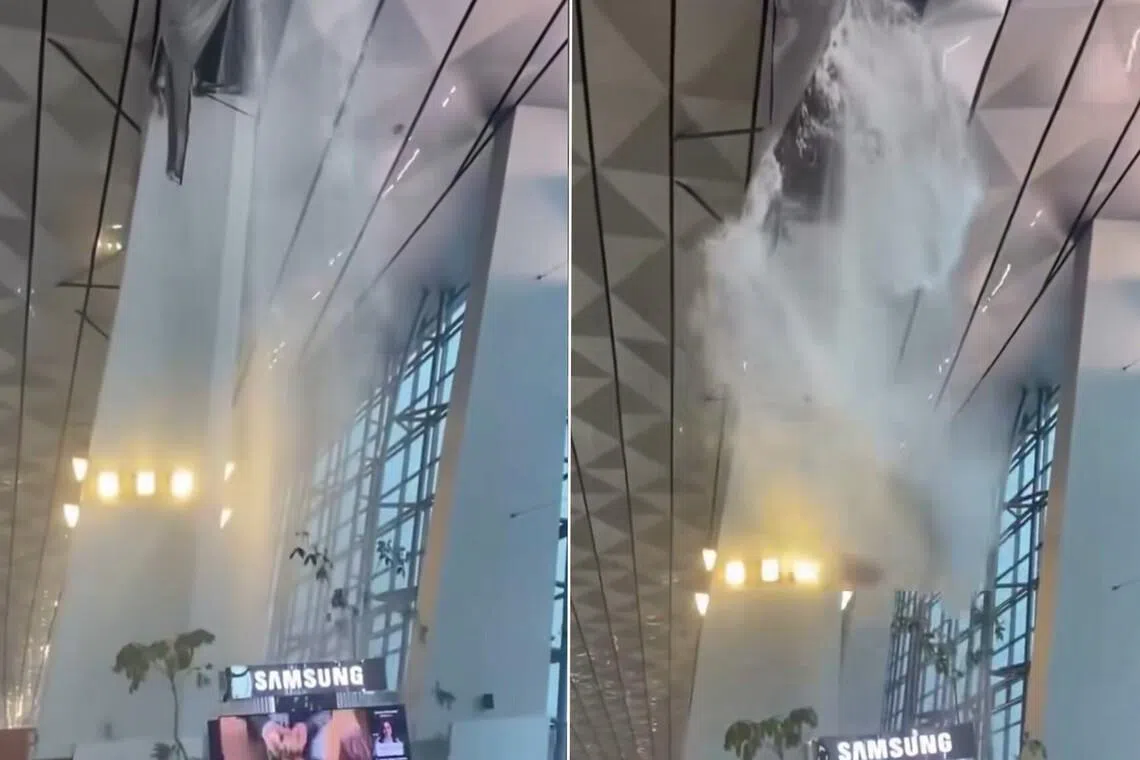 The incident, which was said to have occurred at about 1.40pm, lasted for about five minutes.